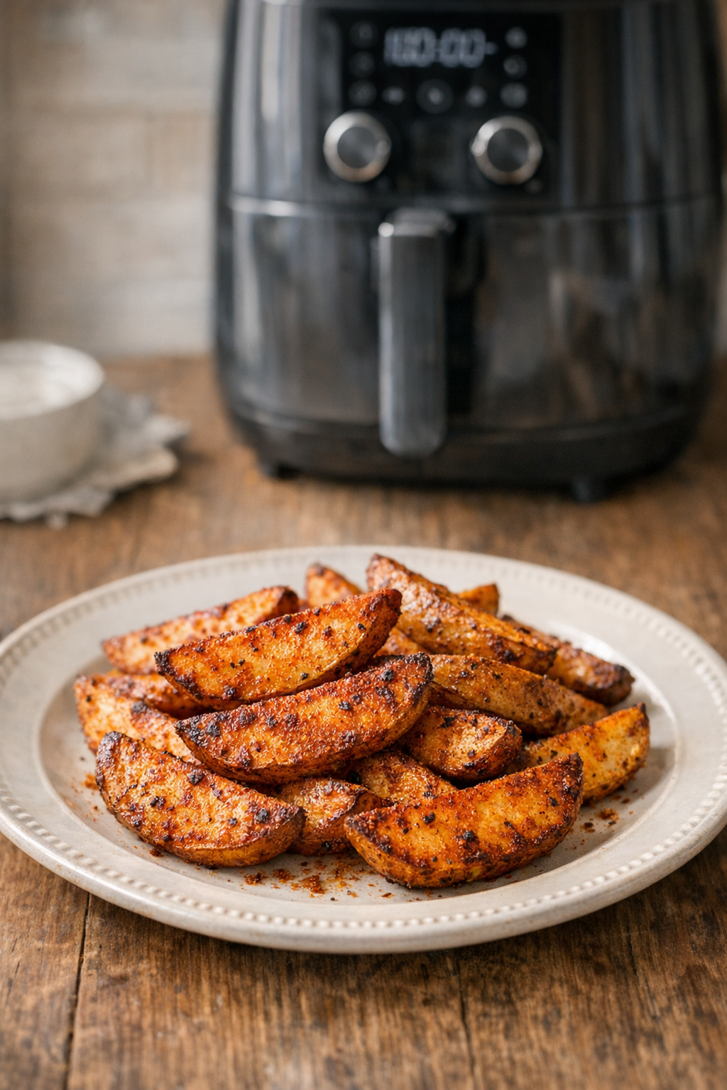 Air Fryer Crispy Potato Wedges with Smoked Paprika Air Fryer Crispy Potato Wedges with Smoked Paprika