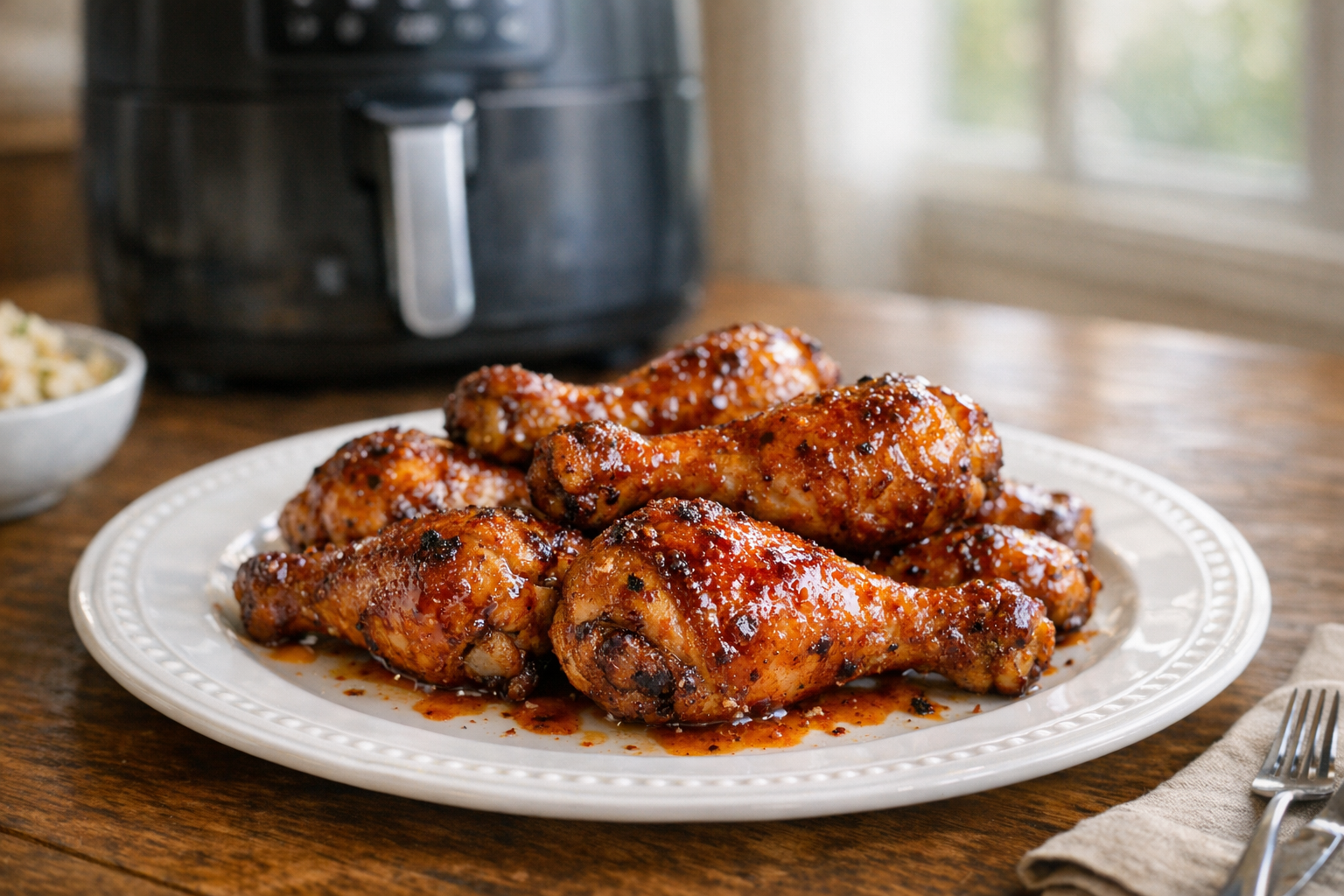 Air Fryer Honey Paprika Chicken Drumsticks
