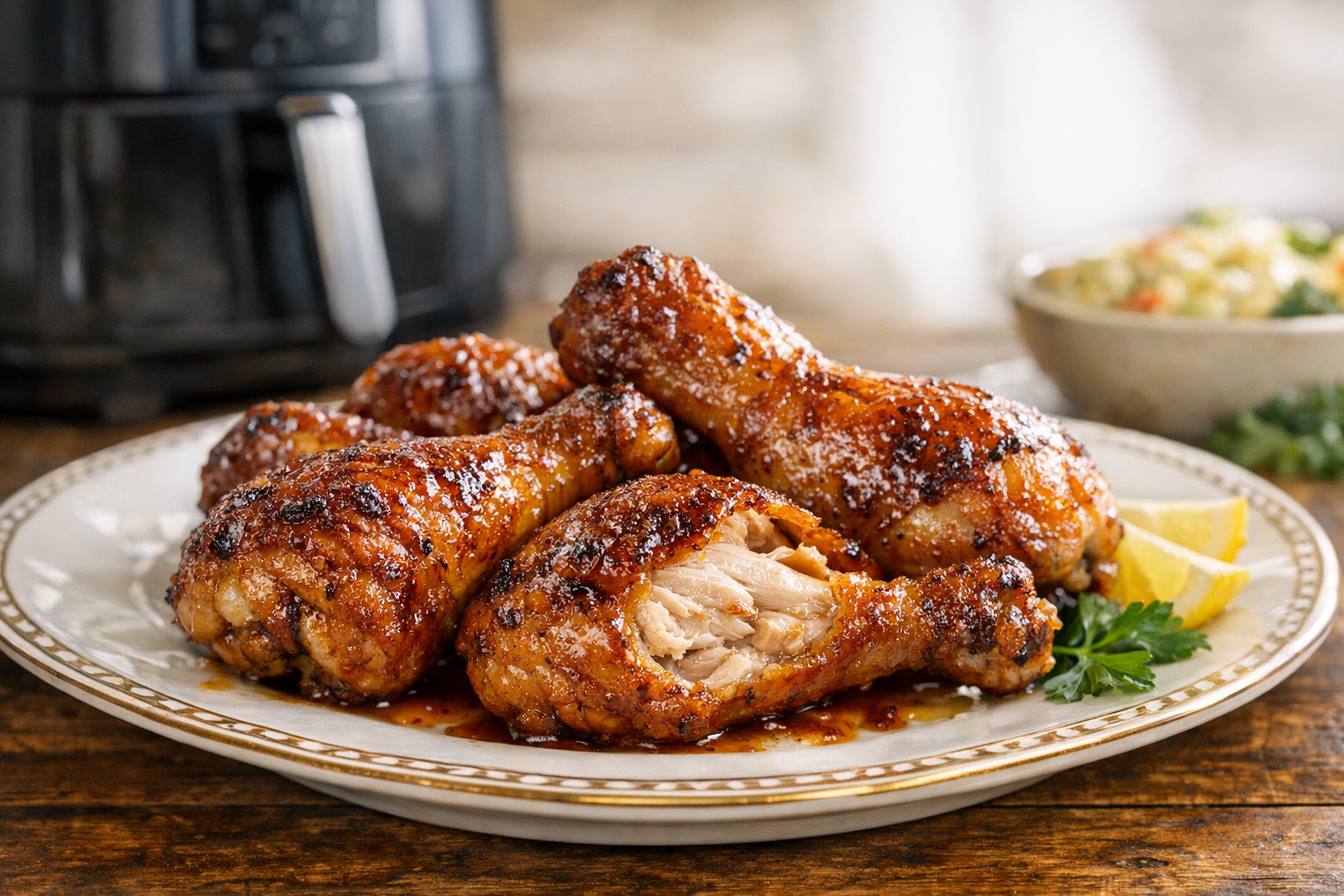 Air Fryer Honey Paprika Chicken Drumsticks