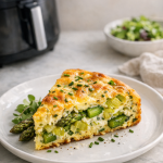 Air Fryer Spring Vegetable Frittata with Asparagus and Leeks Air Fryer Spring Vegetable Frittata with Asparagus and Leeks