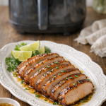 Air Fryer Honey Lime Pork Tenderloin Slices Air Fryer Honey Lime Pork Tenderloin Slices