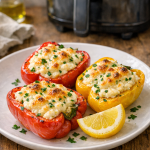 Air Fryer Lemon Ricotta Stuffed Peppers Air Fryer Lemon Ricotta Stuffed Peppers