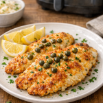 Air Fryer Parmesan Crusted Tilapia with Capers Air Fryer Parmesan Crusted Tilapia with Capers