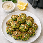 Air Fryer Spring Pea and Mint Falafel Air Fryer Spring Pea and Mint Falafel