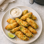 Air Fryer Panko Crusted Avocado Wedges