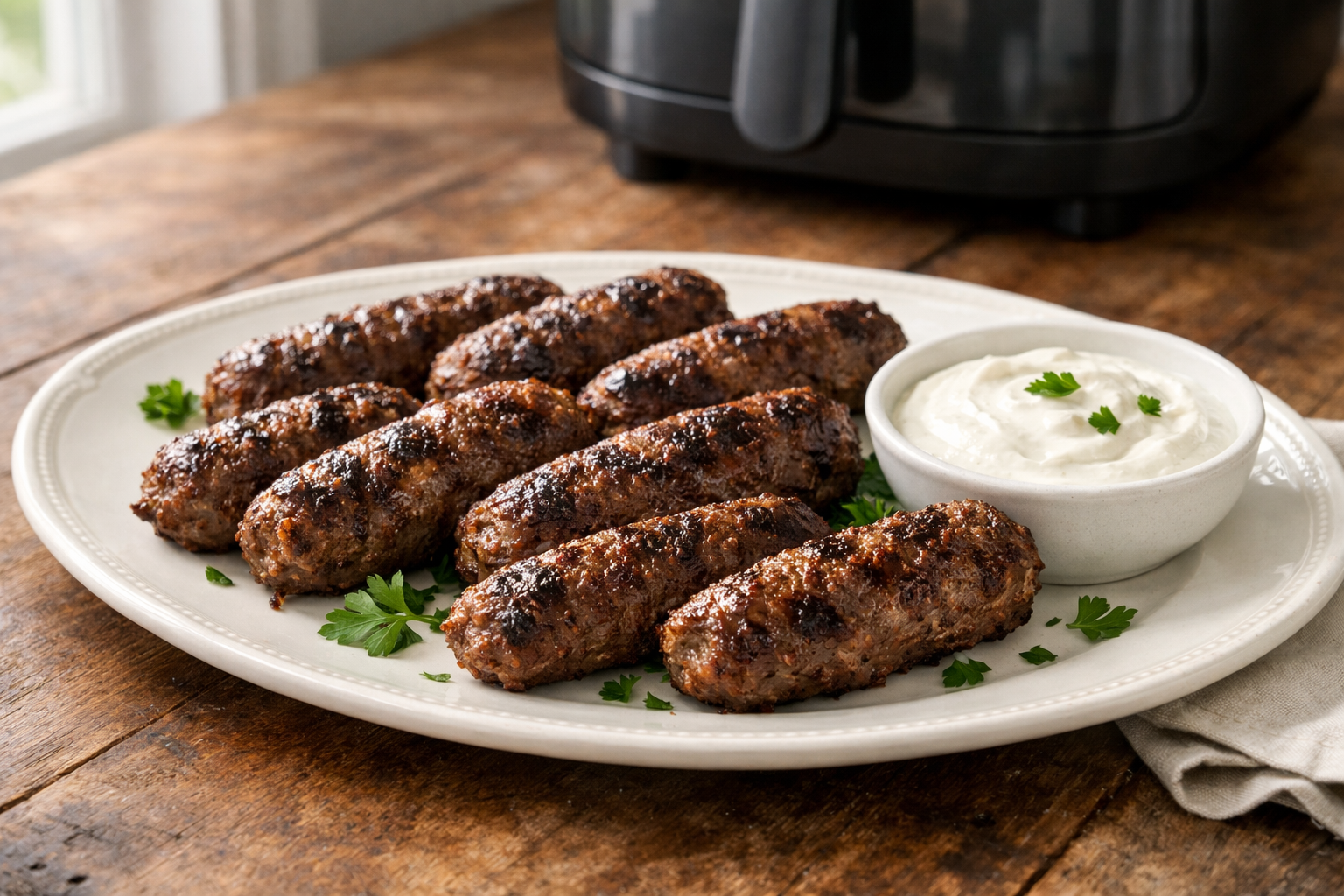 Air Fryer Beef Kofta (Cumin & Coriander)