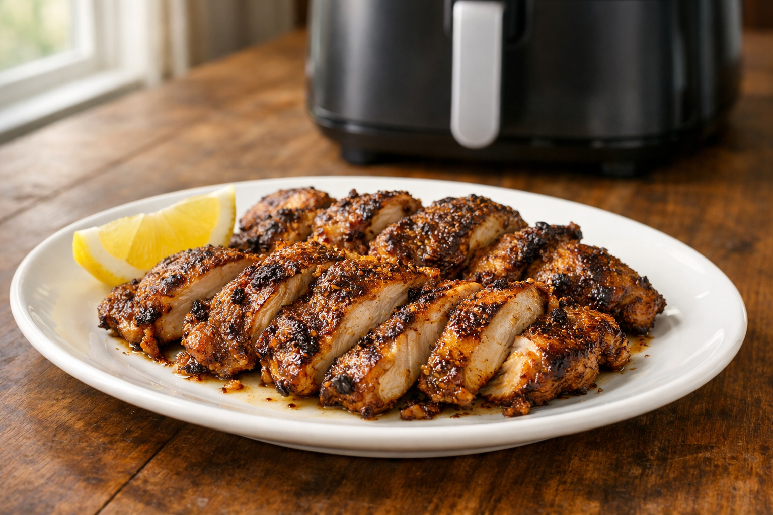 Air Fryer Chicken Shawarma Thighs (Warm Spices)