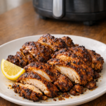 Air Fryer Chicken Shawarma Thighs with Warm Spices