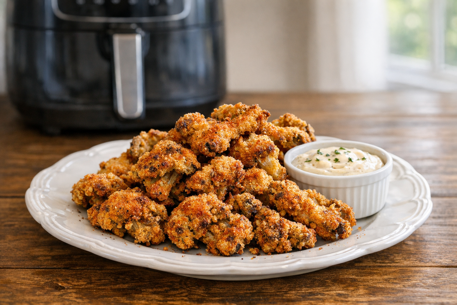 Air Fryer Crispy Oyster Mushrooms with Paprika