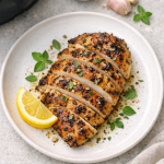 Air Fryer Greek Chicken Breast with Lemon and Oregano