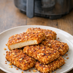 Air Fryer Tofu Cutlets with Almond Crust and Smoked Paprika