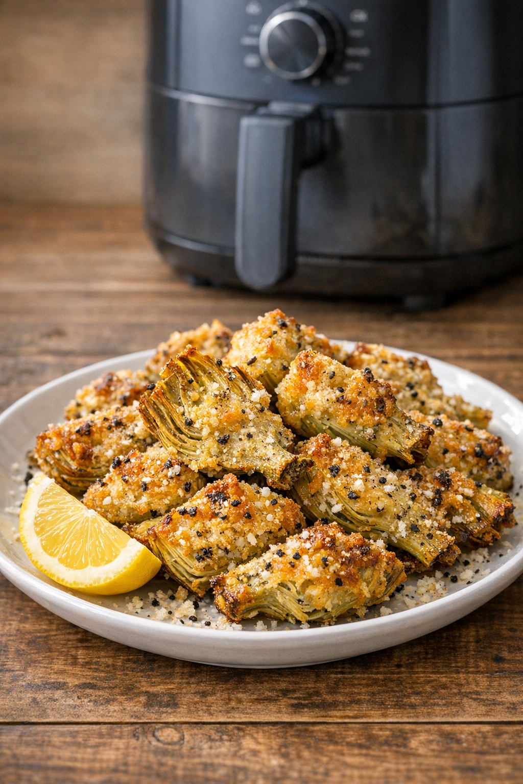 Crispy Air Fryer Artichoke Hearts (Parmesan Pepper)