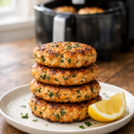 Easy Air Fryer Salmon Patties with Fresh Herbs