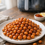 Air Fryer Crispy Chickpeas with Smoky Paprika